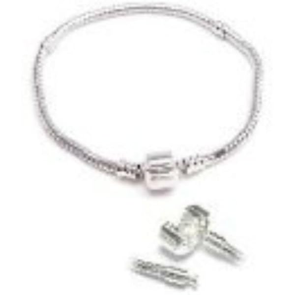 Amazon | PANDORAスターリングシルバー7.1チャームブレスレット 14 K